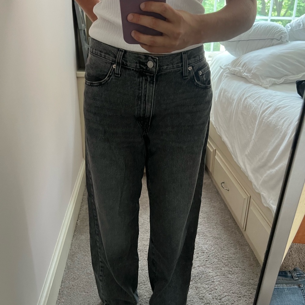 Grey Women’s Levi’s Baggy Dad Jeans